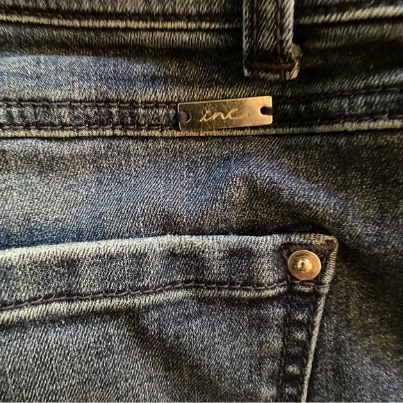 Inc Studded Distressed Skinny Regular Fit Womens Jeans Size 14 - Picture 5 of 8
